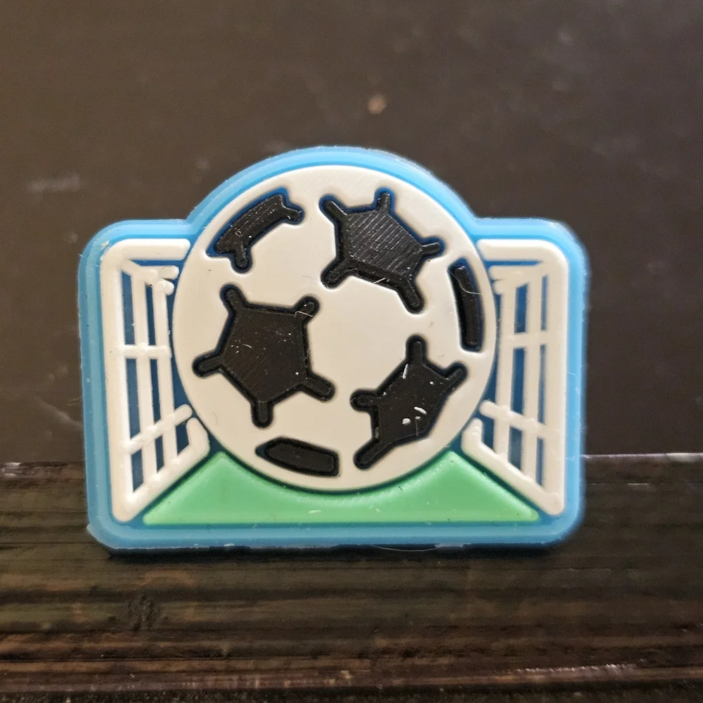 CROCS soccer themed
